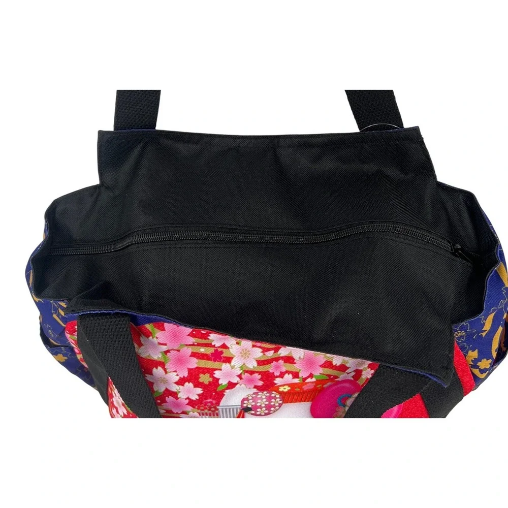 Sanrio Hello Kitty‎ Balloon Shoulder Bag Kimono Manufatto Sakura Japan NWT